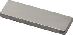 Mitutoyo - 0.1007" Rectangular Steel Gage Block - Accuracy Grade AS-1, Includes Certificate of Inspection - Industrial Tool & Supply