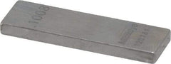 Mitutoyo - 0.1008" Rectangular Steel Gage Block - Accuracy Grade AS-1, Includes Certificate of Inspection - Industrial Tool & Supply