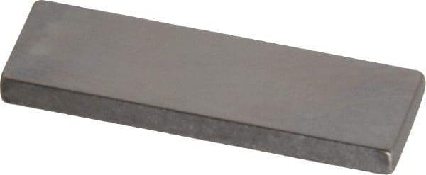 Mitutoyo - 0.105" Rectangular Steel Gage Block - Accuracy Grade AS-1, Includes Certificate of Inspection - Industrial Tool & Supply