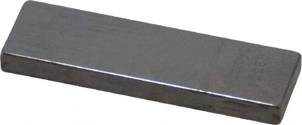 Mitutoyo - 0.11" Rectangular Steel Gage Block - Accuracy Grade AS-1, Includes Certificate of Inspection - Industrial Tool & Supply