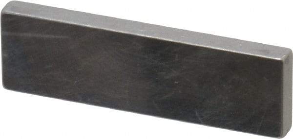 Mitutoyo - 0.112" Rectangular Steel Gage Block - Accuracy Grade AS-1, Includes Certificate of Inspection - Industrial Tool & Supply