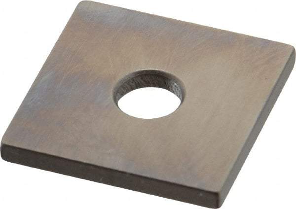 Mitutoyo - 0.103" Square Steel Gage Block - Accuracy Grade 0, Includes Certificate of Inspection - Industrial Tool & Supply