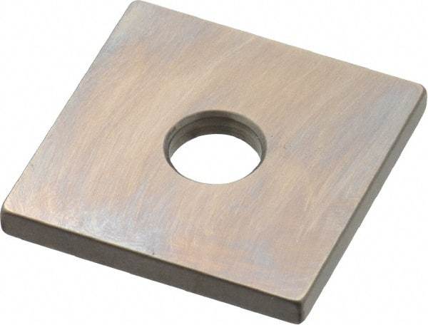 Mitutoyo - 0.105" Square Steel Gage Block - Accuracy Grade 0, Includes Certificate of Inspection - Industrial Tool & Supply