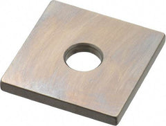 Mitutoyo - 0.105" Square Steel Gage Block - Accuracy Grade 0, Includes Certificate of Inspection - Industrial Tool & Supply