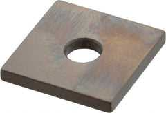 Mitutoyo - 0.121" Square Steel Gage Block - Accuracy Grade 0, Includes Certificate of Inspection - Industrial Tool & Supply