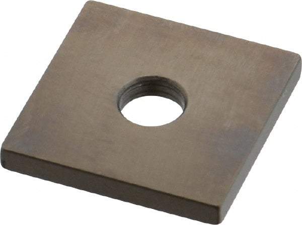 Mitutoyo - 0.122" Square Steel Gage Block - Accuracy Grade 0, Includes Certificate of Inspection - Industrial Tool & Supply