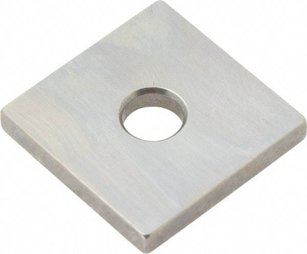 Mitutoyo - 0.134" Square Steel Gage Block - Accuracy Grade 0, Includes Certificate of Inspection - Industrial Tool & Supply