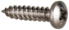 Value Collection - #4 Pan Head Phillips Sheet Metal Screw - Stainless Steel, 1/2" Length Under Head, Grade 316 - Industrial Tool & Supply