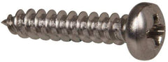 Value Collection - #6 Pan Head Phillips Sheet Metal Screw - Stainless Steel, 3/4" Length Under Head, Grade 316 - Industrial Tool & Supply