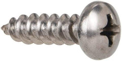 Value Collection - #8 Pan Head Phillips Sheet Metal Screw - Stainless Steel, 5/8" Length Under Head, Grade 316 - Industrial Tool & Supply