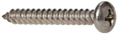 Value Collection - #8 Pan Head Phillips Sheet Metal Screw - Stainless Steel, 1-1/4" Length Under Head, Grade 316 - Industrial Tool & Supply