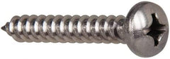Value Collection - #12 Pan Head Phillips Sheet Metal Screw - Stainless Steel, 1-1/2" Length Under Head, Grade 316 - Industrial Tool & Supply