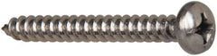Value Collection - #12 Pan Head Phillips Sheet Metal Screw - Stainless Steel, 2" Length Under Head, Grade 316 - Industrial Tool & Supply