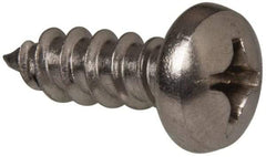Value Collection - #14 Pan Head Phillips Sheet Metal Screw - Stainless Steel, 3/4" Length Under Head, Grade 316 - Industrial Tool & Supply