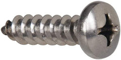 Value Collection - #14 Pan Head Phillips Sheet Metal Screw - Stainless Steel, 1" Length Under Head, Grade 316 - Industrial Tool & Supply