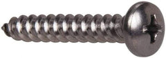 Value Collection - #14 Pan Head Phillips Sheet Metal Screw - Stainless Steel, 1-1/4" Length Under Head, Grade 316 - Industrial Tool & Supply