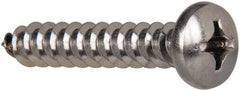 Value Collection - #14 Pan Head Phillips Sheet Metal Screw - Stainless Steel, 1-1/2" Length Under Head, Grade 316 - Industrial Tool & Supply