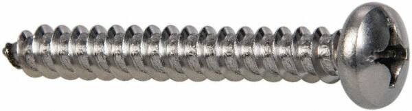 Value Collection - #14 Pan Head Phillips Sheet Metal Screw - Stainless Steel, 2" Length Under Head, Grade 316 - Industrial Tool & Supply