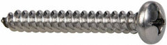 Value Collection - #14 Pan Head Phillips Sheet Metal Screw - Stainless Steel, 2" Length Under Head, Grade 316 - Industrial Tool & Supply