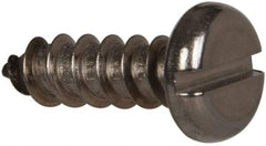 Value Collection - #12 Pan Head Slotted Sheet Metal Screw - Stainless Steel, 3/4" Length Under Head, Grade 316 - Industrial Tool & Supply