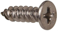 Value Collection - #6 Flat Head Phillips Sheet Metal Screw - Stainless Steel, 3/8" OAL, Grade 316 - Industrial Tool & Supply