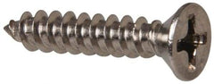 Value Collection - #6 Flat Head Phillips Sheet Metal Screw - Stainless Steel, 3/4" OAL, Grade 316 - Industrial Tool & Supply