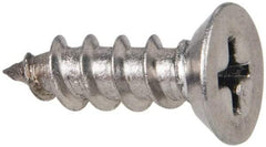 Value Collection - #10 Flat Head Phillips Sheet Metal Screw - Stainless Steel, 5/8" OAL, Grade 316 - Industrial Tool & Supply