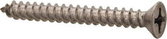 Value Collection - #12 Flat Head Phillips Sheet Metal Screw - Stainless Steel, 2" OAL, Grade 316 - Industrial Tool & Supply