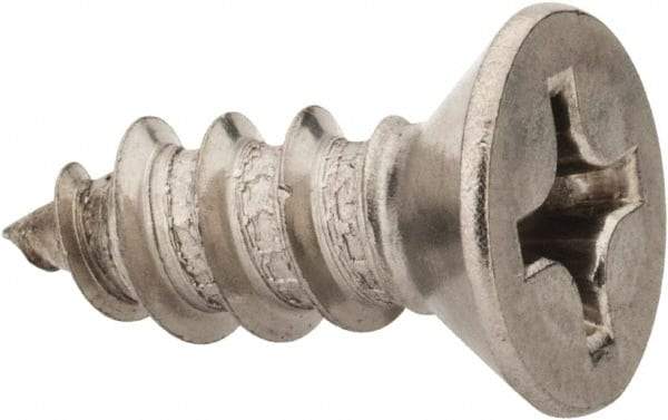 Value Collection - #14 Flat Head Phillips Sheet Metal Screw - Stainless Steel, 3/4" OAL, Grade 316 - Industrial Tool & Supply