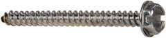 Value Collection - #6 Hex Washer Head Slotted Sheet Metal Screw - Stainless Steel, 1-1/2" Length Under Head, Grade 316 - Industrial Tool & Supply