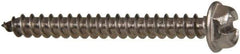 Value Collection - #8 Hex Washer Head Slotted Sheet Metal Screw - Stainless Steel, 1-1/2" Length Under Head, Grade 316 - Industrial Tool & Supply