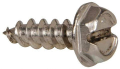 Value Collection - #10 Hex Washer Head Slotted Sheet Metal Screw - Stainless Steel, 5/8" Length Under Head, Grade 316 - Industrial Tool & Supply