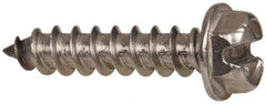 Value Collection - #12 Hex Washer Head Slotted Sheet Metal Screw - Stainless Steel, 1" Length Under Head, Grade 316 - Industrial Tool & Supply