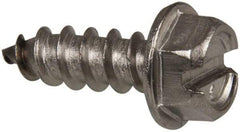 Value Collection - #14 Hex Washer Head Slotted Sheet Metal Screw - Stainless Steel, 3/4" Length Under Head, Grade 316 - Industrial Tool & Supply