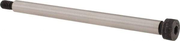 Made in USA - 1/4" Shoulder Diam x 3-1/4" Shoulder Length, #10-24 UNC, Hex Socket Shoulder Screw - 4037 Alloy Steel, Uncoated, 3/16" Head Height x 3/8" Head Diam - Industrial Tool & Supply