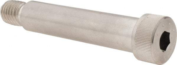 Made in USA - 3/4" Shoulder Diam x 3-1/4" Shoulder Length, 5/8-11 UNC, Hex Socket Shoulder Screw - 300, 18-8 Stainless Steel, Uncoated, 1/2" Head Height x 1" Head Diam - Industrial Tool & Supply