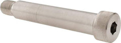 Made in USA - 3/4" Shoulder Diam x 3-3/4" Shoulder Length, 5/8-11 UNC, Hex Socket Shoulder Screw - 300, 18-8 Stainless Steel, Uncoated, 1/2" Head Height x 1" Head Diam - Industrial Tool & Supply