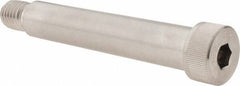 Made in USA - 3/4" Shoulder Diam x 4" Shoulder Length, 5/8-11 UNC, Hex Socket Shoulder Screw - 300, 18-8 Stainless Steel, Uncoated, 1/2" Head Height x 1" Head Diam - Industrial Tool & Supply