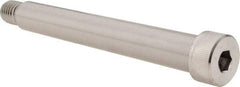 Made in USA - 3/4" Shoulder Diam x 5-1/2" Shoulder Length, 5/8-11 UNC, Hex Socket Shoulder Screw - 300, 18-8 Stainless Steel, Uncoated, 1/2" Head Height x 1" Head Diam - Industrial Tool & Supply