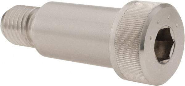Made in USA - 1" Shoulder Diam x 1-3/4" Shoulder Length, 3/4-10 UNC, Hex Socket Shoulder Screw - 300, 18-8 Stainless Steel, Uncoated, 5/8" Head Height x 1-5/16" Head Diam - Industrial Tool & Supply