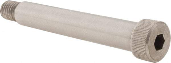 Value Collection - 3/4" Shoulder Diam x 4-1/2" Shoulder Length, 5/8-11 UNC, Hex Socket Shoulder Screw - 18-8 Stainless Steel, Uncoated, 1/2" Head Height x 1" Head Diam - Industrial Tool & Supply