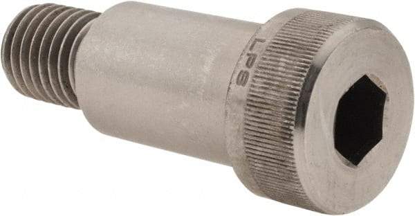 Value Collection - 1" Shoulder Diam x 1-1/2" Shoulder Length, 3/4-10 UNC, Hex Socket Shoulder Screw - 18-8 Stainless Steel, Uncoated, 5/8" Head Height x 1-5/16" Head Diam - Industrial Tool & Supply