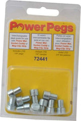 Triton - Tool Box Steel Power Peg - 5/16" Wide x 9/16" High, Plain Steel, For Mag Clip Socket Strips, Socket Caddies, Power Mats - Industrial Tool & Supply