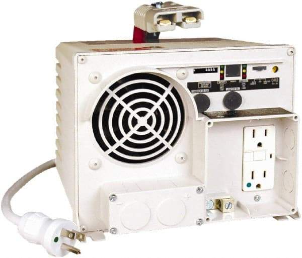 Tripp-Lite - 2 Connection, 12 VDC Input, 120 VAC Output, 2,500 Peak Wattage, Surface Mount Power Inverter - 8-3/4" Wide x 7" Deep x 7" High, 1,250 Watt Continuous Output Power, Fan Cooled - Industrial Tool & Supply