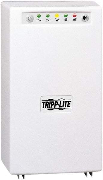Tripp-Lite - 15 Amp, 1,200 VA, Tower Mount Line Interactive Backup Uninterruptible Power Supply - Backup 4 min with Full Load & 12 min with Half Load, 120 VAC Input & Output, 750 Watt Output, 1 Phases, 6 Outlets - Industrial Tool & Supply