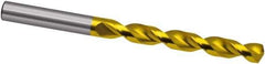 Guhring - 6.3mm 130° Powdered Metal Jobber Drill - TiN Finish, Right Hand Cut, Parabolic Flute, 101mm OAL, Cone Relief Point - Industrial Tool & Supply