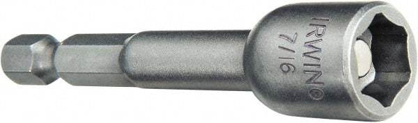Irwin - 3 Piece, Nutdrivers Handle, Bit Holder - 0.05 to 1/4" Hex, 1/4" Hex Drive - Industrial Tool & Supply