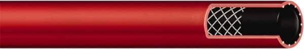 Continental ContiTech - 1/4" ID x 0.53" OD 50' Long Multipurpose Air Hose - MNPT x MNPT Ends, 300 Working psi, -40 to 190°F, 1/4" Fitting, Red - Industrial Tool & Supply