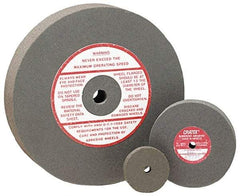 Cratex - 4" Diam x 1/2" Hole x 1/4" Thick, Surface Grinding Wheel - Silicon Carbide, Fine Grade, 5,250 Max RPM, Rubber Bond, No Recess - Industrial Tool & Supply