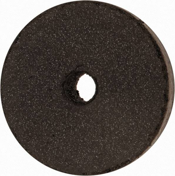 Cratex - 1-1/2" Diam x 1/4" Hole x 1/4" Thick, Surface Grinding Wheel - Silicon Carbide, Medium Grade, 15,000 Max RPM, Rubber Bond, No Recess - Industrial Tool & Supply